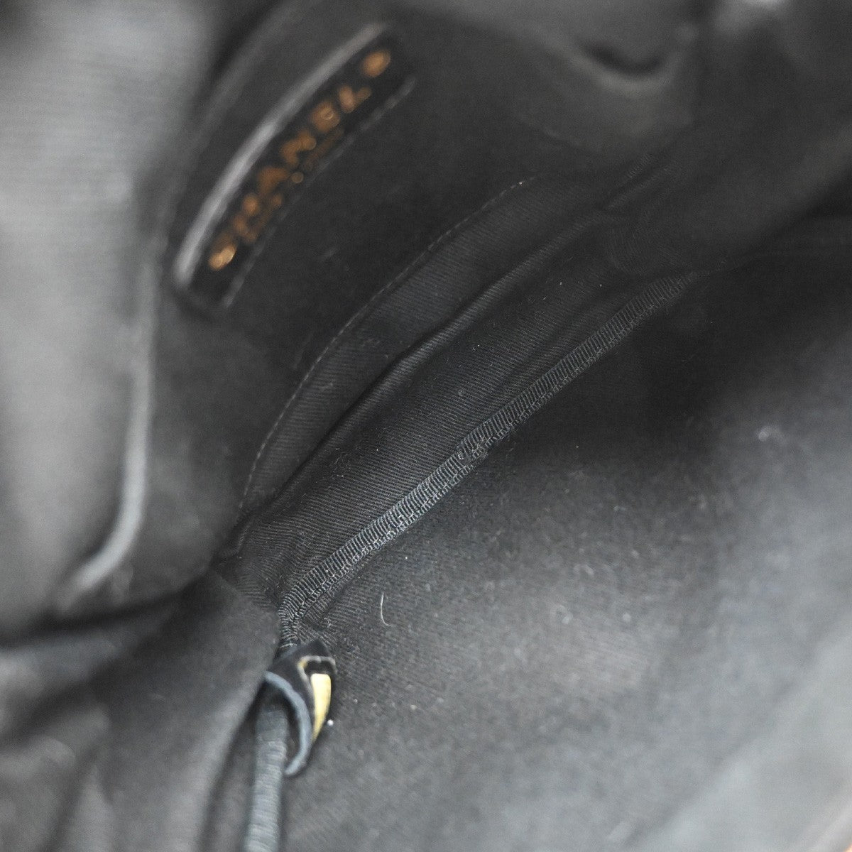 Chanel Scales Camera Bag Leather with Jersey, BLACK, LEATHER, Shoulder bag