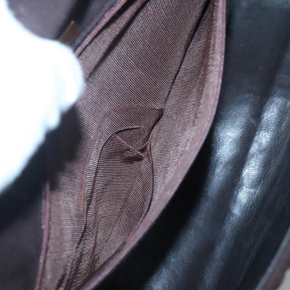 Bally Vintage Handbag Quilted suede, BROWN, SUEDE, Handbag