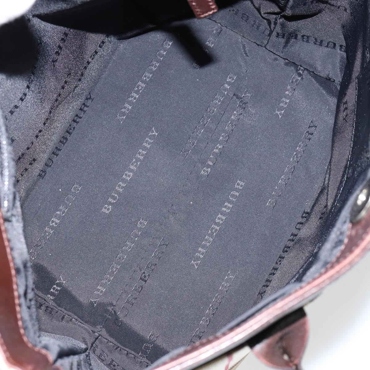 Burberry Nova Check Handbag Nova Check Canvas and leather, BEIGE, CANVAS, Handbag