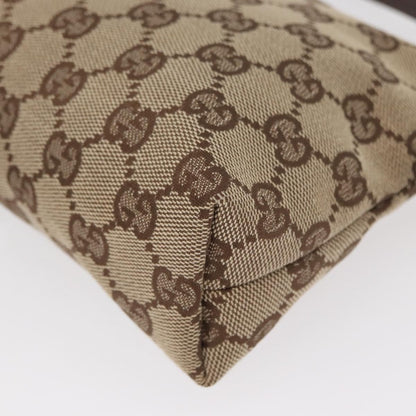 Gucci Pochette GG Canvas, BEIGE, CANVAS, Handbag