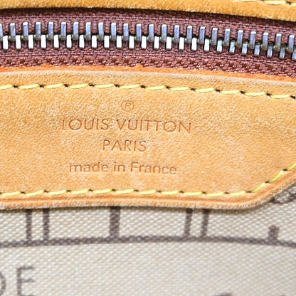 Louis Vuitton Neverfull Bandouliere Inside Out Monogram Canvas with Leather, Brown, Canvas, Tote Bag