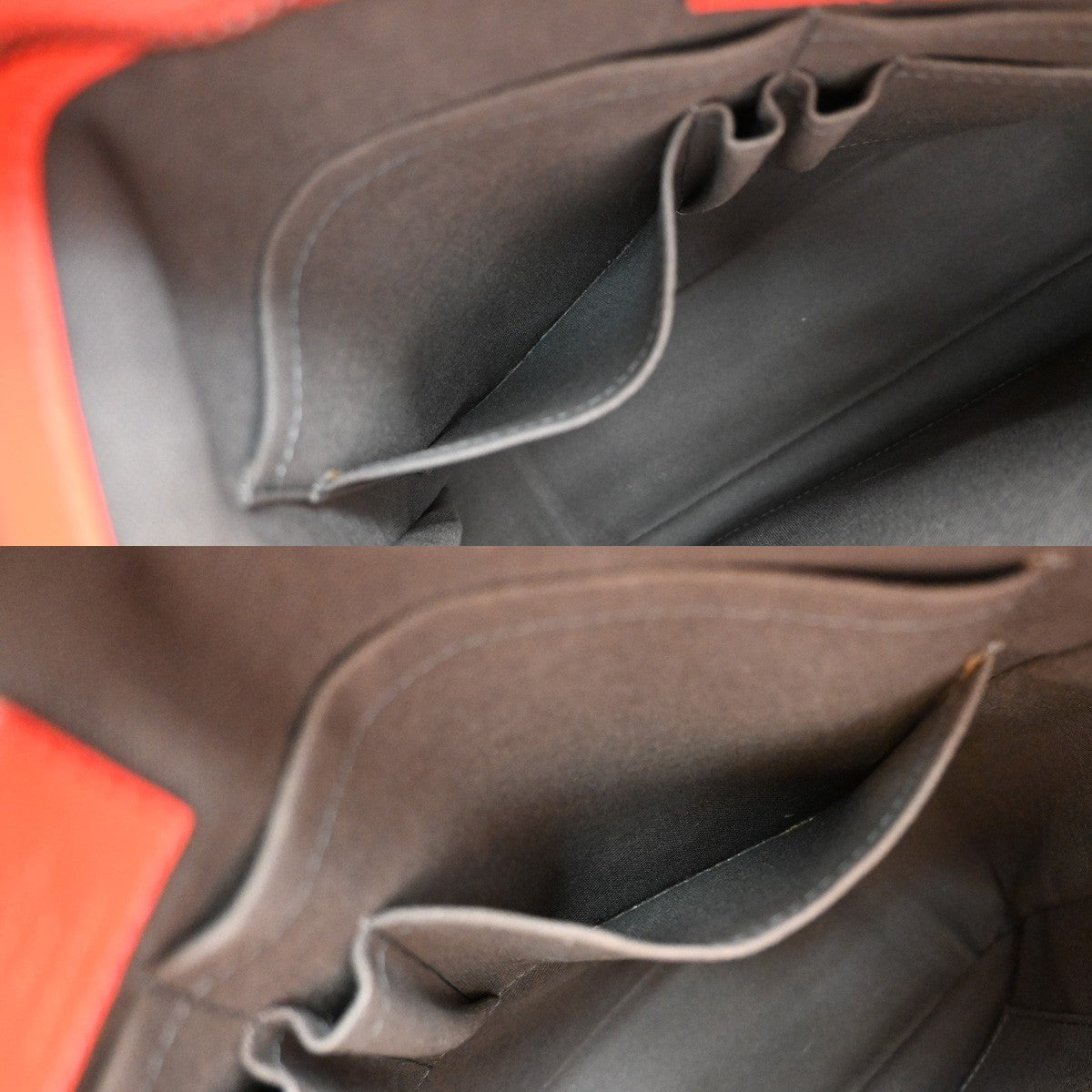 Louis Vuitton Tadao Handbag Damier Infini Leather, RED, LEATHER, Handbag