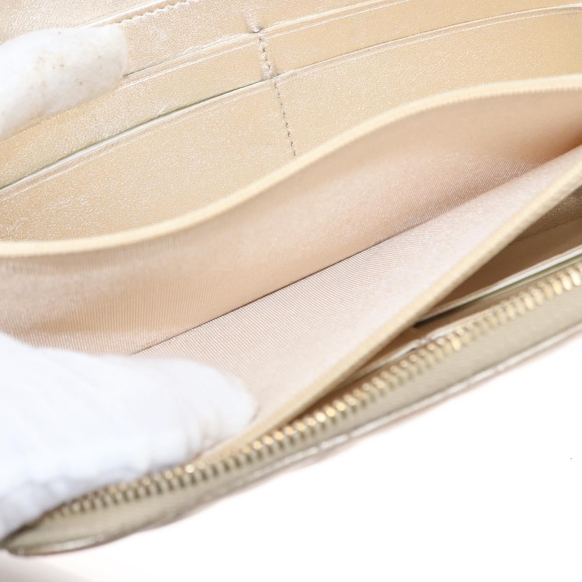 Chanel Zip Around Organizer Wallet Quilted Lambskin, GOLD, LEATHER, Wallets