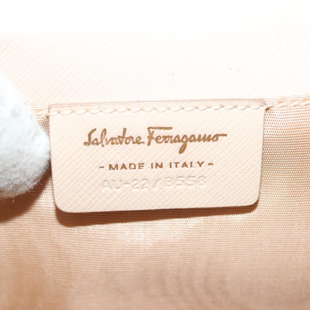 Salvatore Ferragamo Ginny Crossbody Bag Leather, BEIGE, LEATHER, Shoulder bag