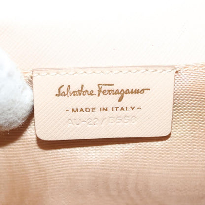 Salvatore Ferragamo Ginny Crossbody Bag Leather, BEIGE, LEATHER, Shoulder bag