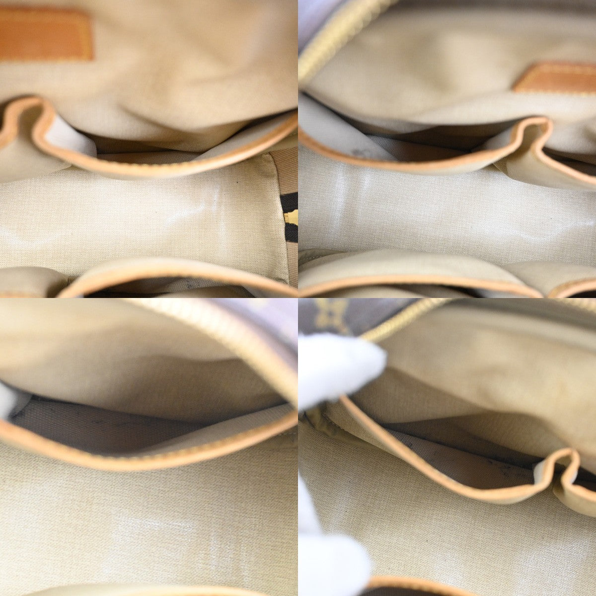 Louis Vuitton Trouville Handbag Monogram Canvas, BROWN, CANVAS, Handbag