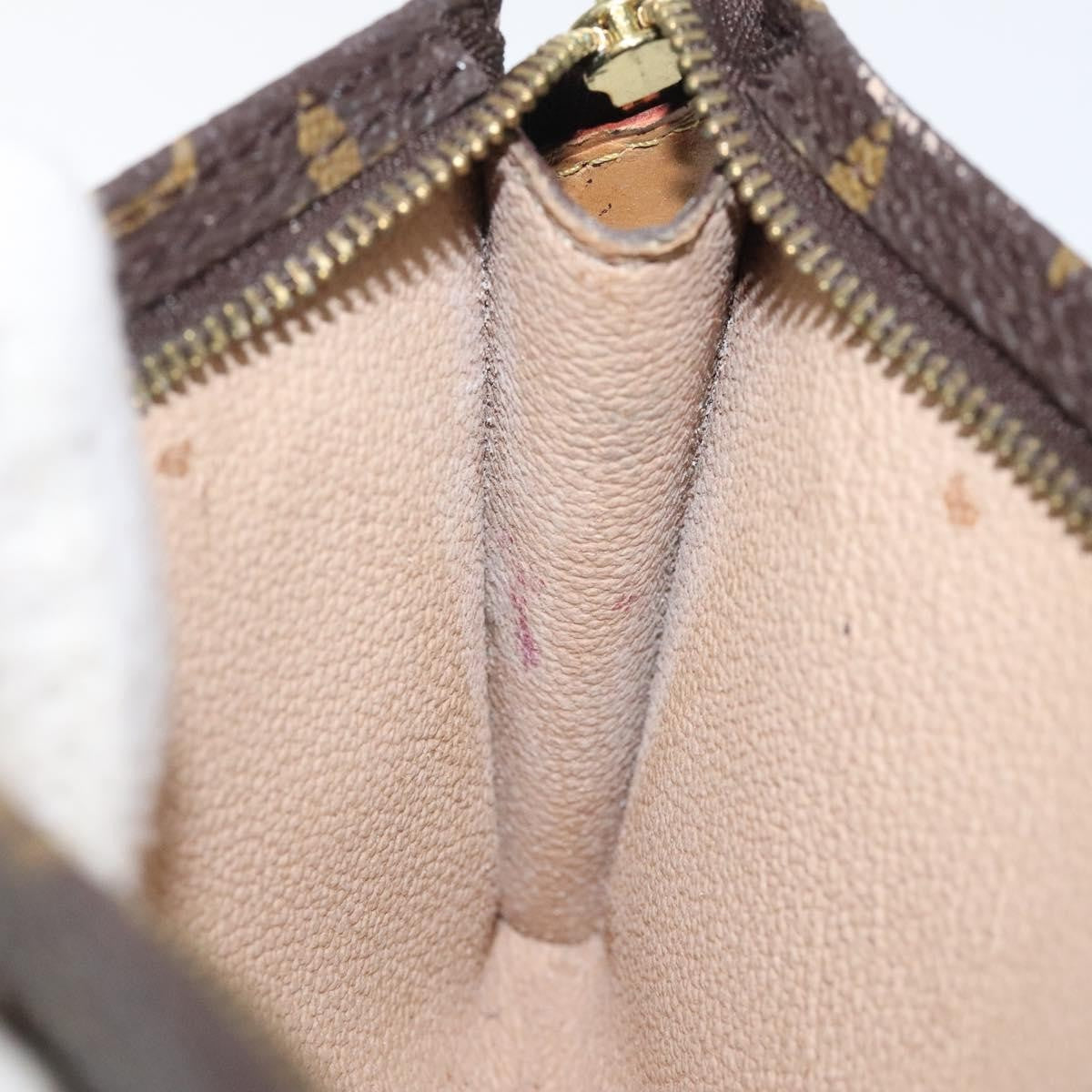 Louis Vuitton Pochette Accessoires Monogram Canvas, BROWN, CANVAS, Clutche & pouche