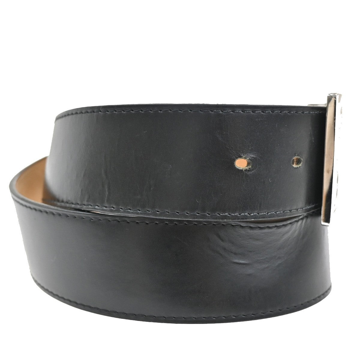 Louis Vuitton Travelling Requisites Belt Leather, BLACK, LEATHER, Belts