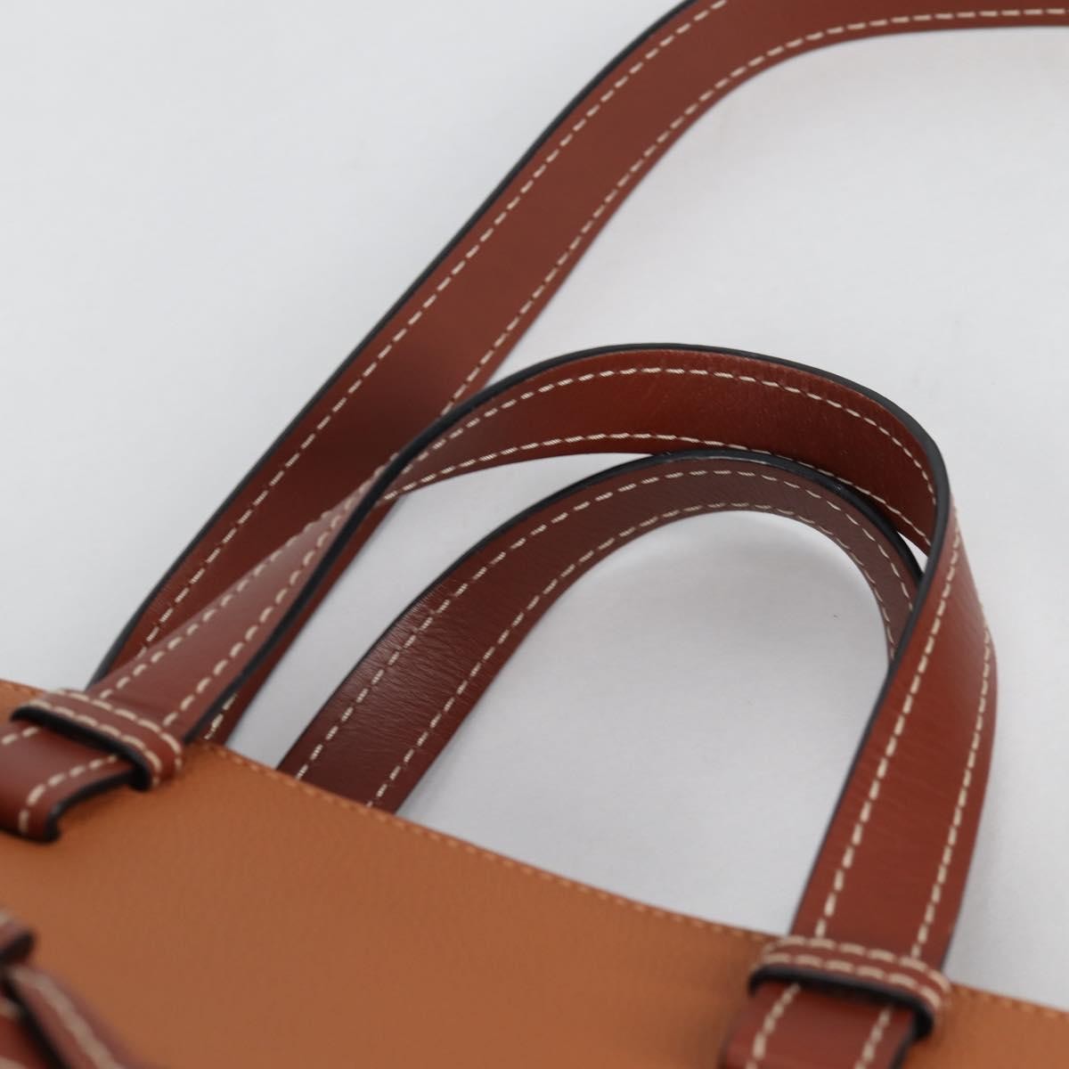 Loewe Gate Tote Leather, BROWN, LEATHER, Tote bag