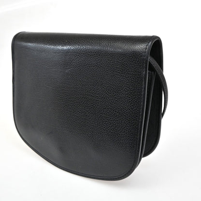 Christian Dior Vintage Honeycomb Flap Crossbody Bag Canvas and Leather, Black, PVC, Shoulder Bag