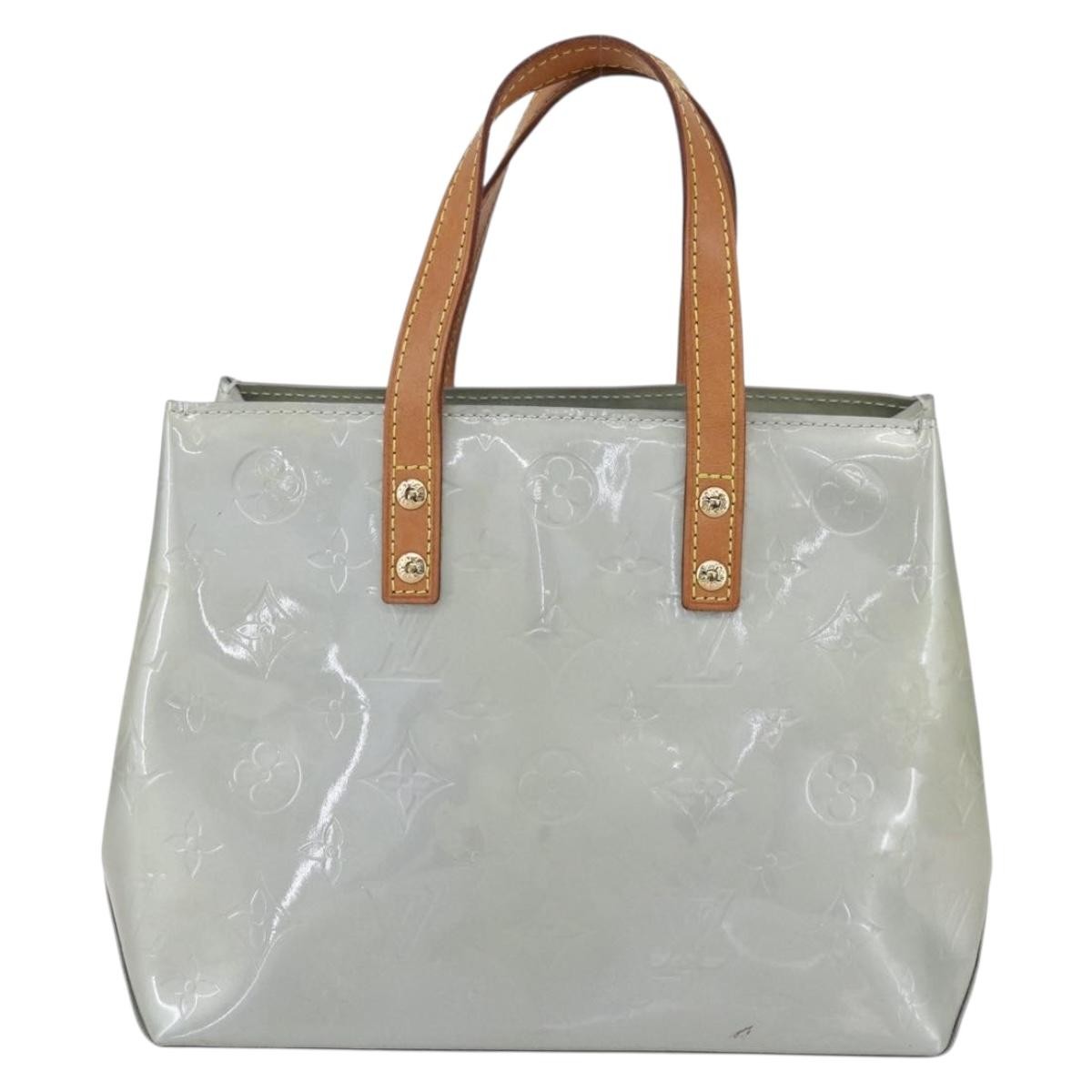 Louis Vuitton Reade Handbag Monogram Vernis, GRAY, PATENT_LEATHER, Handbag