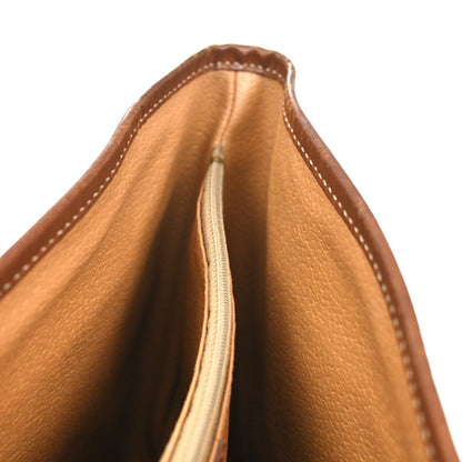 Celine Vintage Macadam Tote bag Canvas and Leather, BROWN, PVC, Tote bag