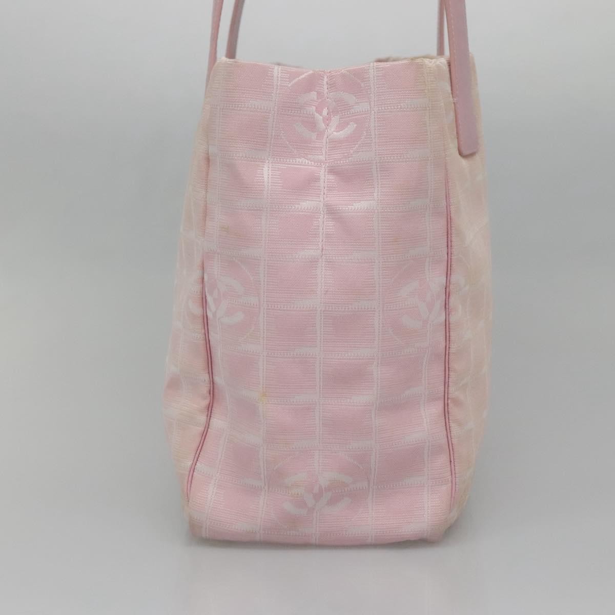 Chanel Travel Line Tote Nylon, PINK, NYLON, Tote bag