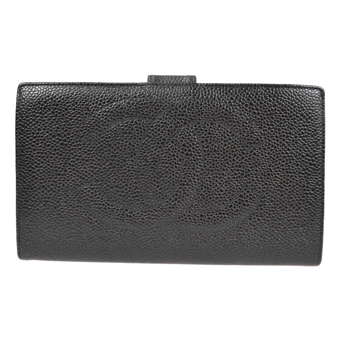 Chanel Timeless CC French Wallet Caviar, BLACK, LEATHER, Wallets