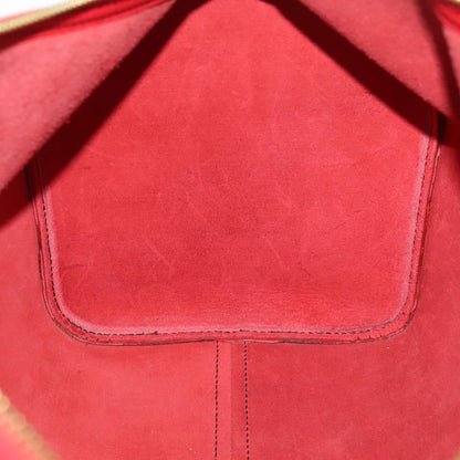 Louis Vuitton Keepall Bag Epi Leather, RED, LEATHER, Travel bag