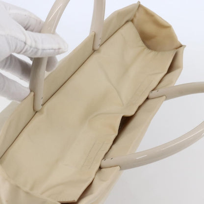 Prada Resin Handle Tote Tessuto, BEIGE, NYLON, Tote bag
