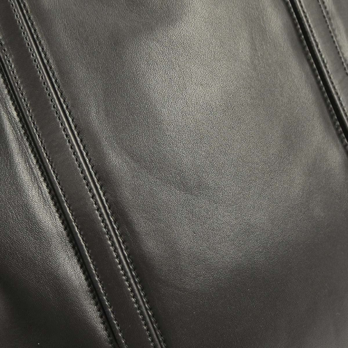 Loewe Vintage Anagram Tote Leather, BLACK, LEATHER, Tote bag