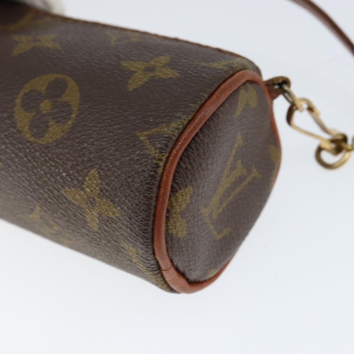Louis Vuitton Papillon Pochette Monogram Canvas, BROWN, CANVAS, Clutche & pouche