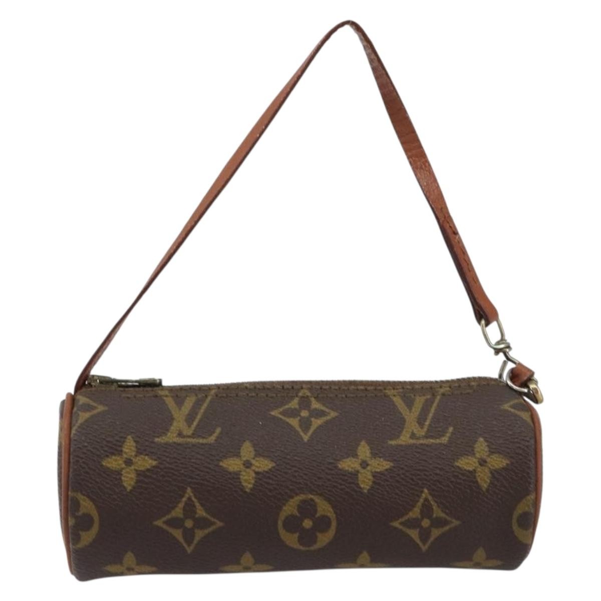 Louis Vuitton Papillon Pochette Monogram Canvas, BROWN, CANVAS, Clutche & pouche
