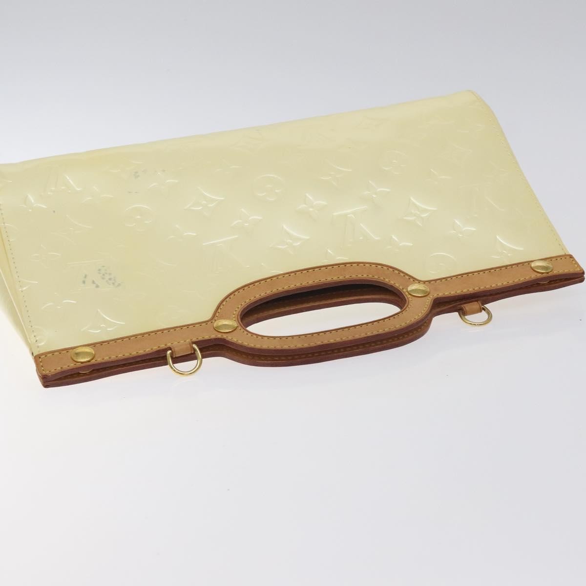 Louis Vuitton Roxbury Drive Handbag Monogram Vernis, BEIGE, PATENT_LEATHER, Handbag
