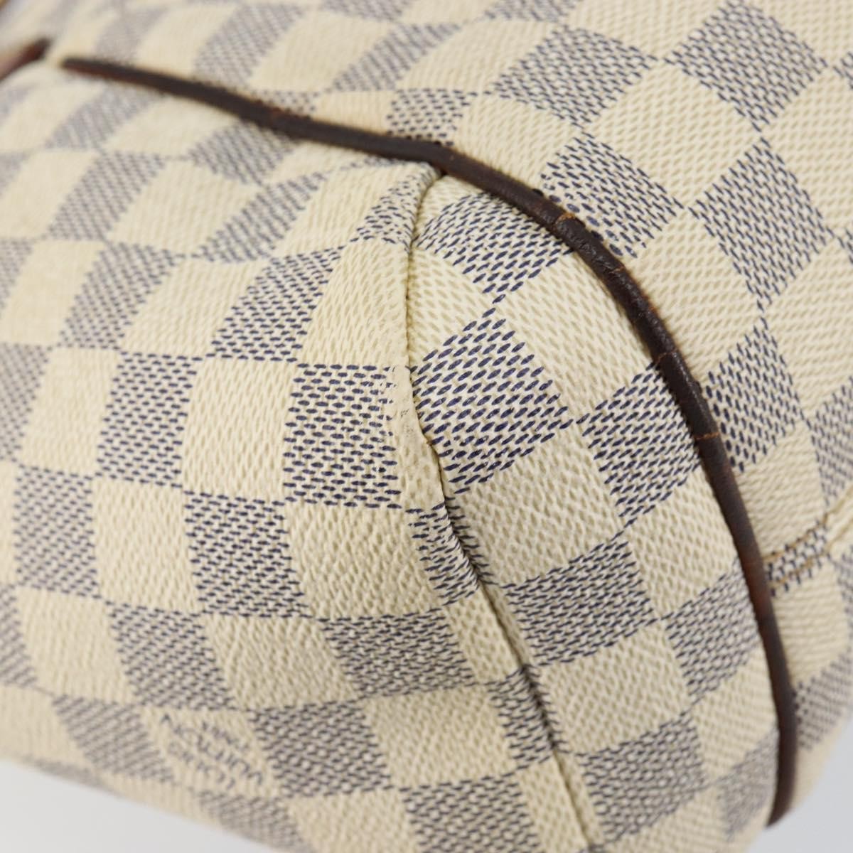 Louis Vuitton Totally Handbag Damier, WHITE, CANVAS, Tote bag