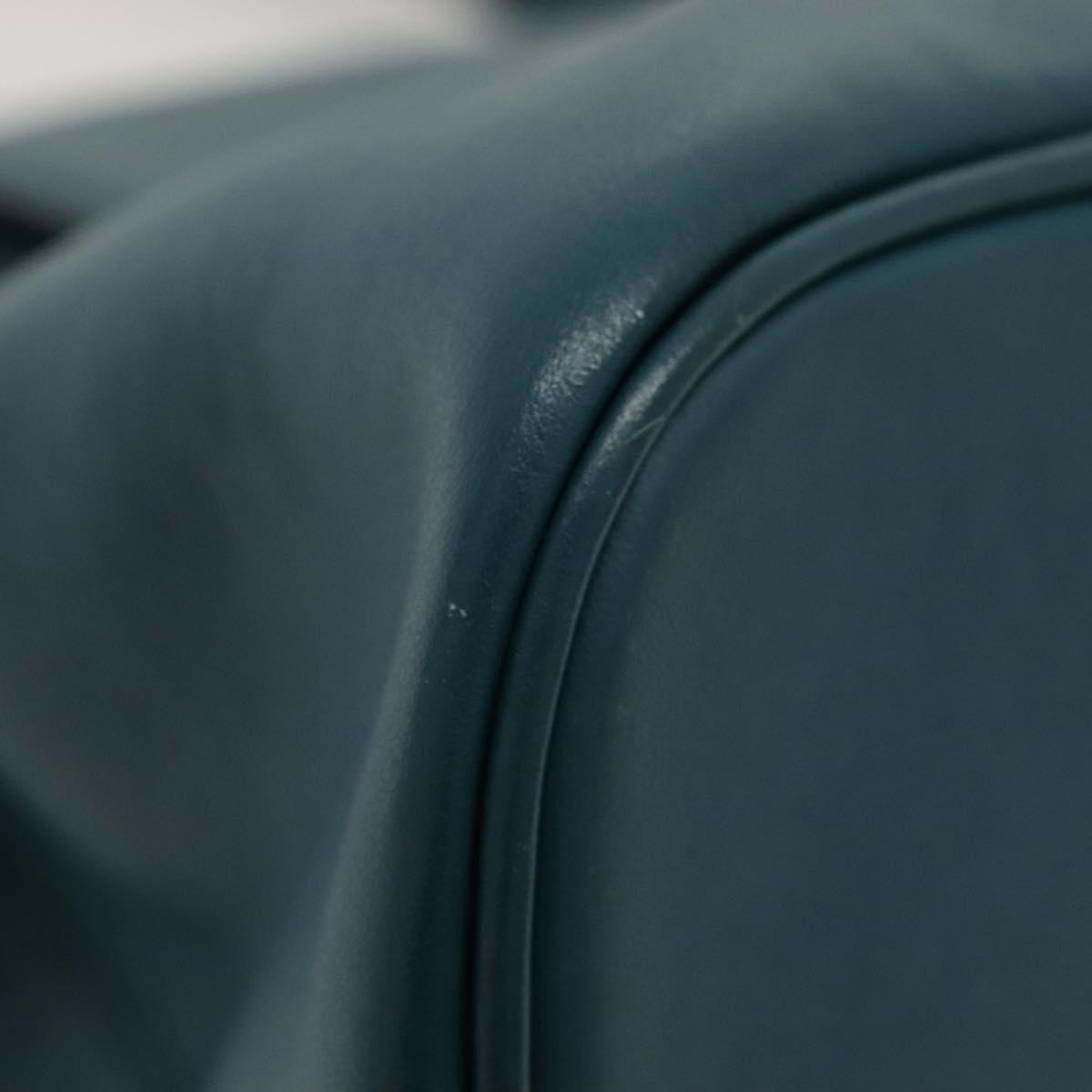 Bvlgari Handbag Leather, TURQUOISE, LEATHER, Handbag