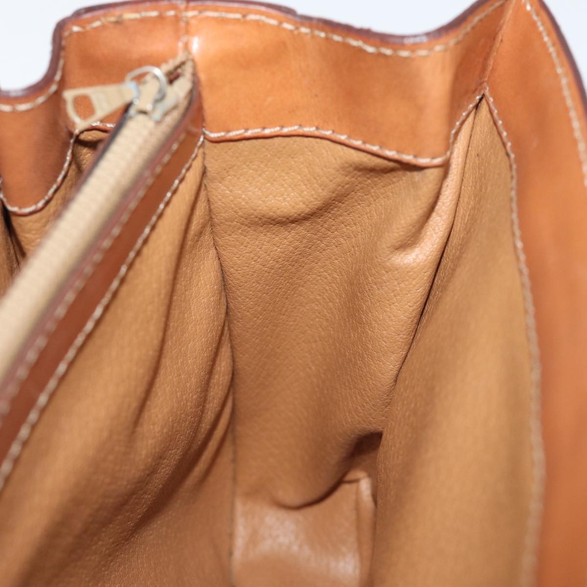 Celine Vintage Convertible Top Handle Bag Macadam Coated Canvas, BROWN, CANVAS, Handbag