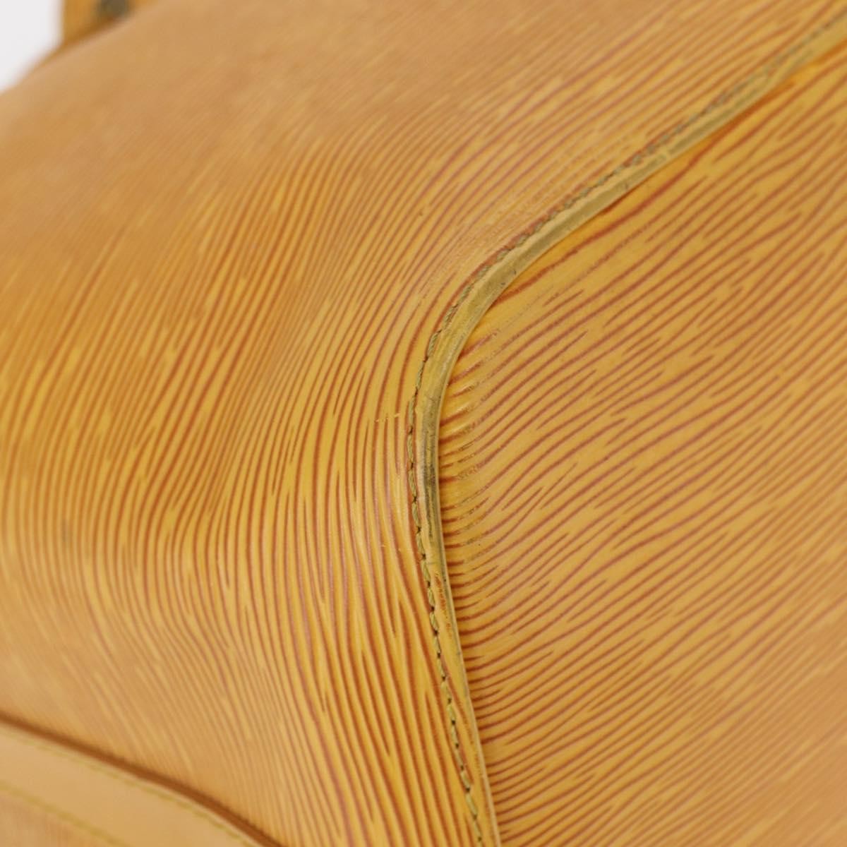 Louis Vuitton Petit Noe Handbag Epi Leather, YELLOW, LEATHER, Shoulder bag