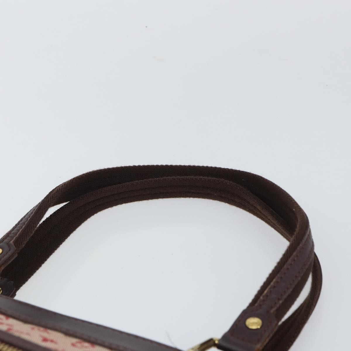 Louis Vuitton Lucille Handbag Mini Lin, RED, CANVAS, Handbag