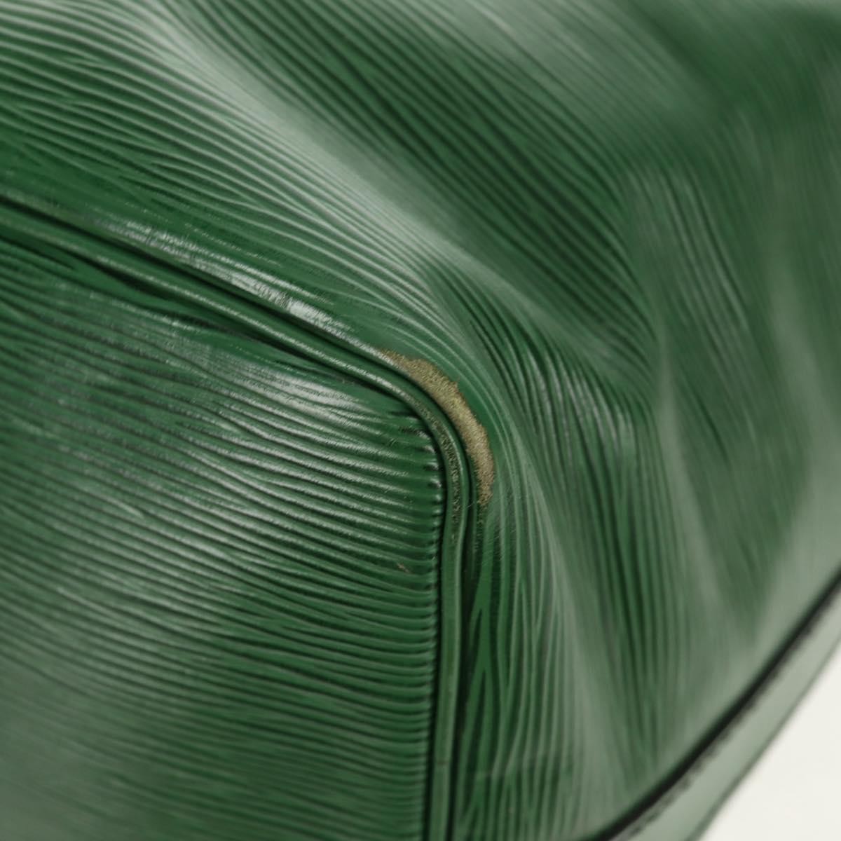 Louis Vuitton Petit Noe Handbag Epi Leather, GREEN, LEATHER, Shoulder bag