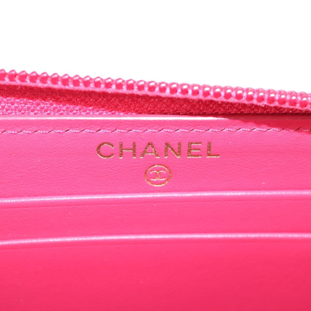Chanel Compact Boy Wallet Caviar, PINK, LEATHER, Wallets
