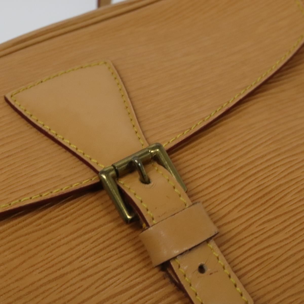 Louis Vuitton Jeune Fille Handbag Epi Leather, BEIGE, LEATHER, Handbag