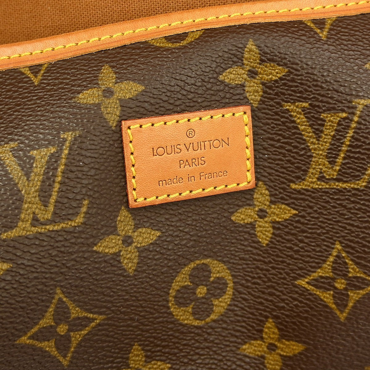Louis Vuitton Saumur Handbag Monogram Canvas, BROWN, CANVAS, Shoulder bag