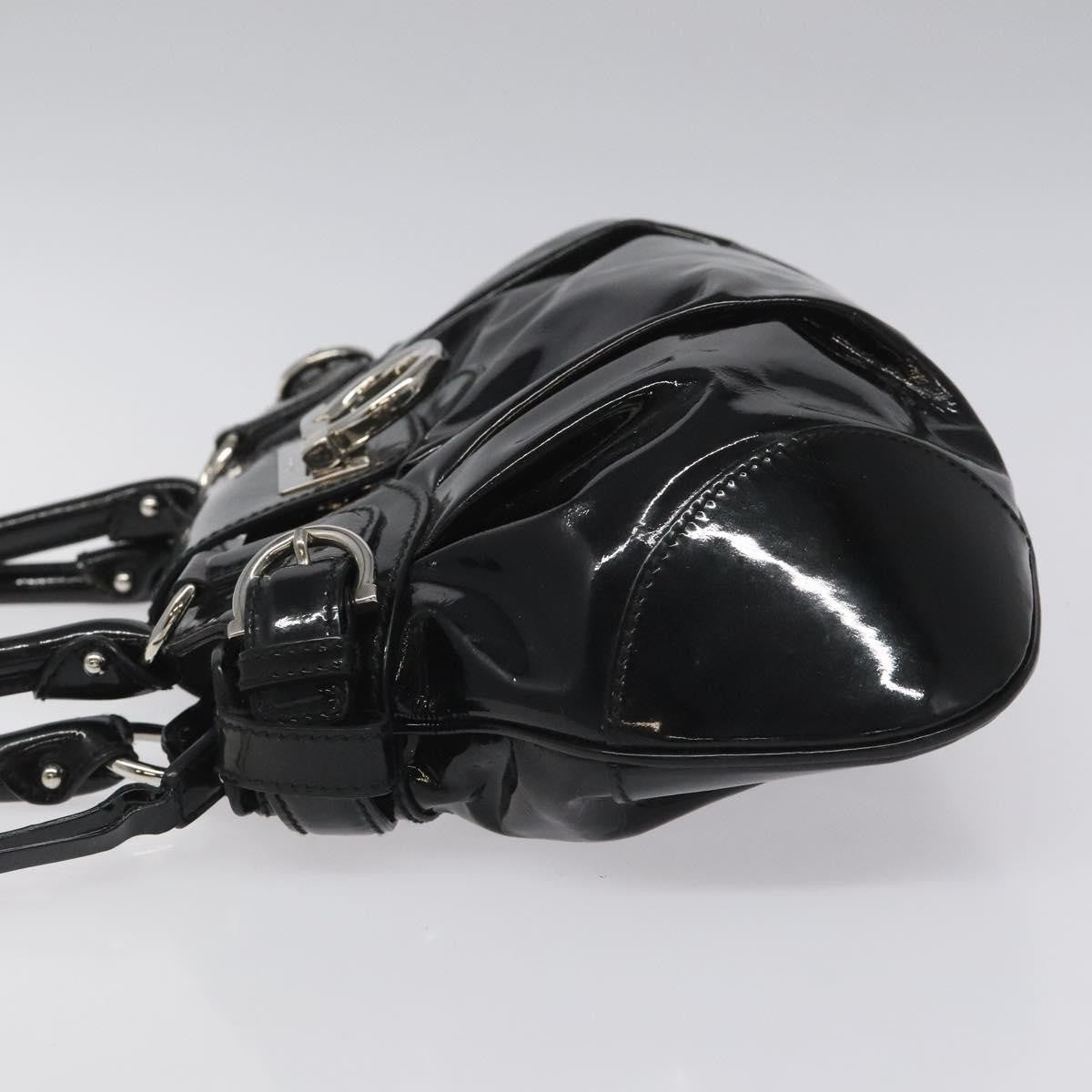 Salvatore Ferragamo Marisa Satchel Patent leather, BLACK, PATENT_LEATHER, Shoulder bag