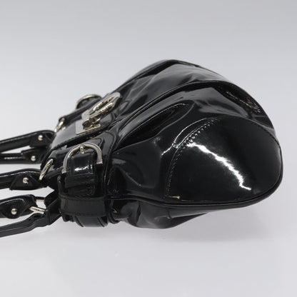 Salvatore Ferragamo Marisa Satchel Patent leather, BLACK, PATENT_LEATHER, Shoulder bag