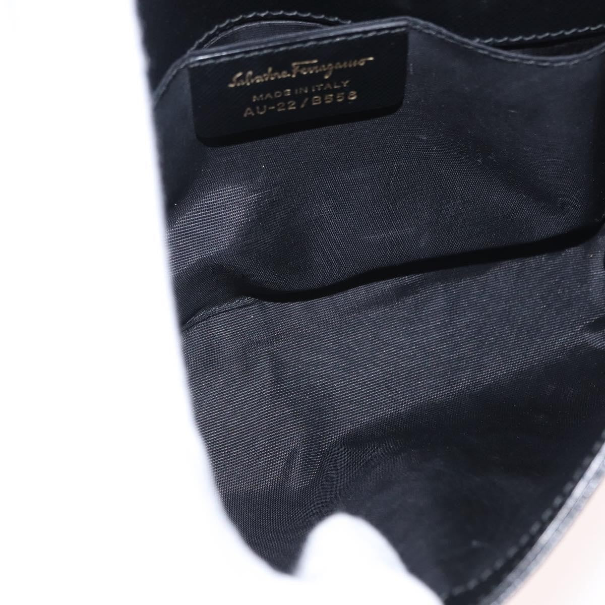 Salvatore Ferragamo Vala Chain Shoulder bag Leather, BLACK, LEATHER, Shoulder bag