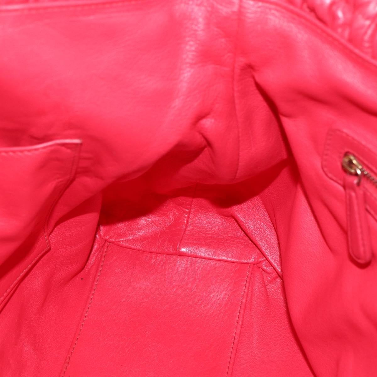 Christian Dior Delices Tote Cannage Quilt Leather, RED, LEATHER, Tote bag