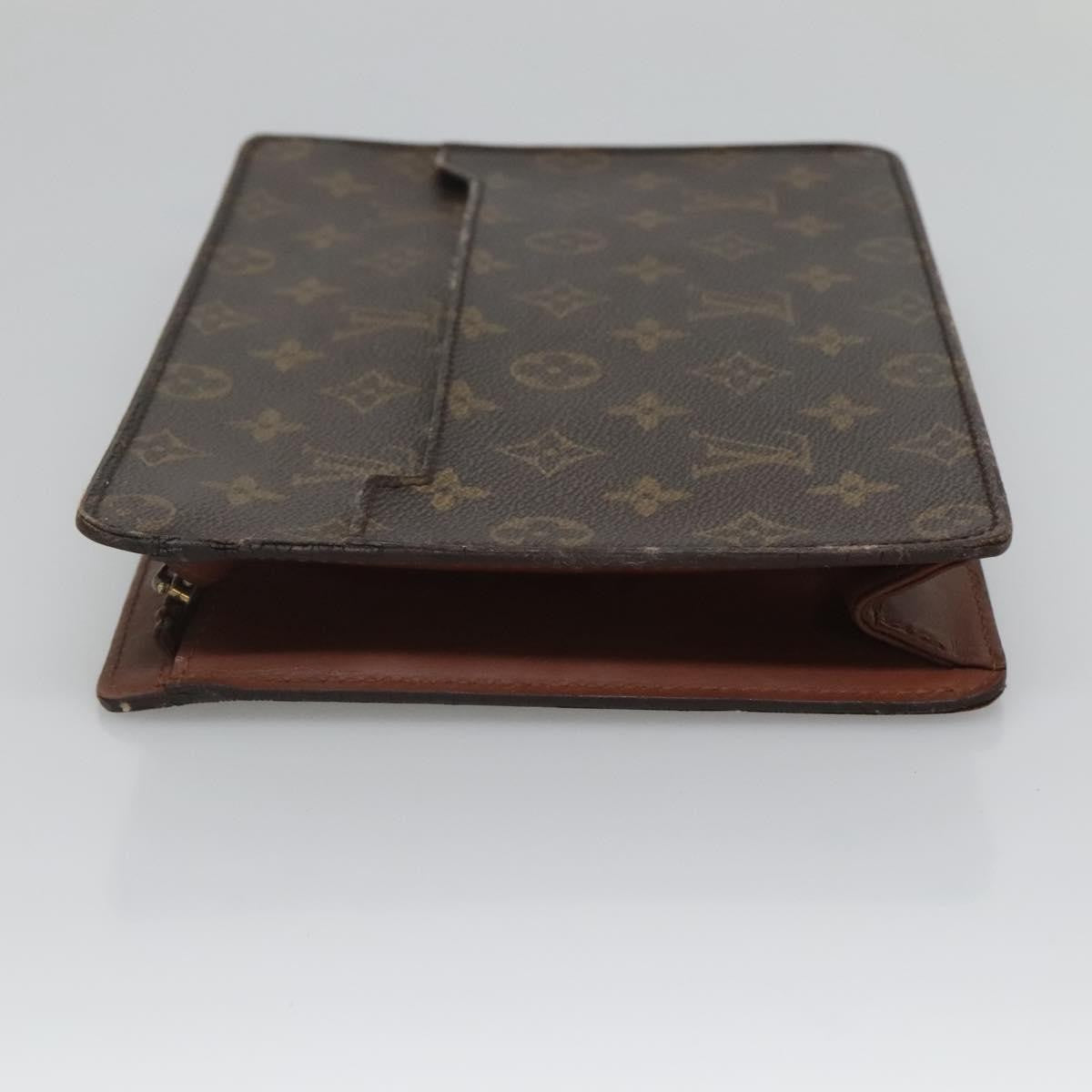 Louis Vuitton Pochette Homme Monogram Canvas, BROWN, CANVAS, Clutche & pouche