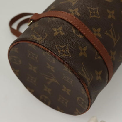 Louis Vuitton Papillon Handbag Monogram Canvas, BROWN, CANVAS, Handbag