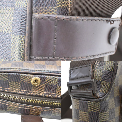 Louis Vuitton Olav Handbag Damier, BROWN, CANVAS, Shoulder bag