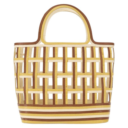 Prada Vintage Handbag Leather, BROWN, LEATHER, Handbag