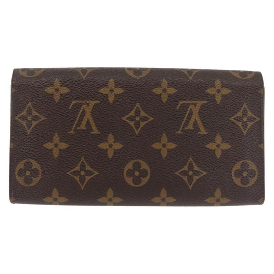 Louis Vuitton Vintage Sarah Wallet Monogram Canvas, BROWN, CANVAS, Wallets