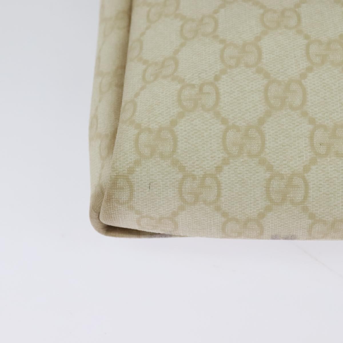 Gucci Flap Messenger GG Coated Canvas, WHITE, PVC, Shoulder bag