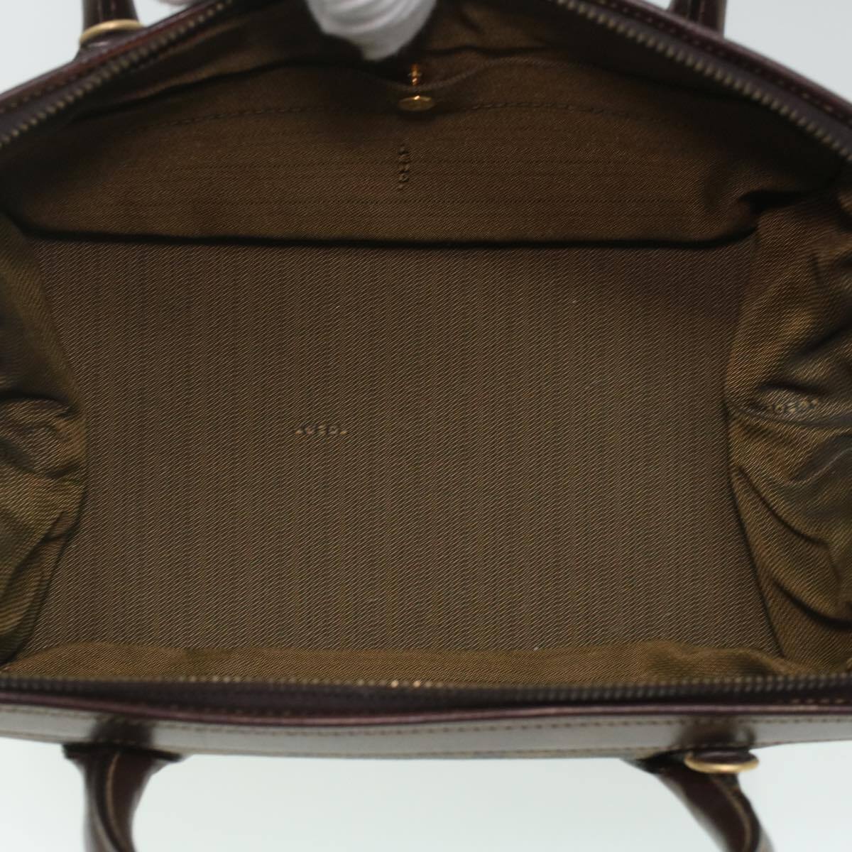 Fendi Vintage Top Handle Lock Box Bag Zucca Canvas, BROWN, CANVAS, Handbag