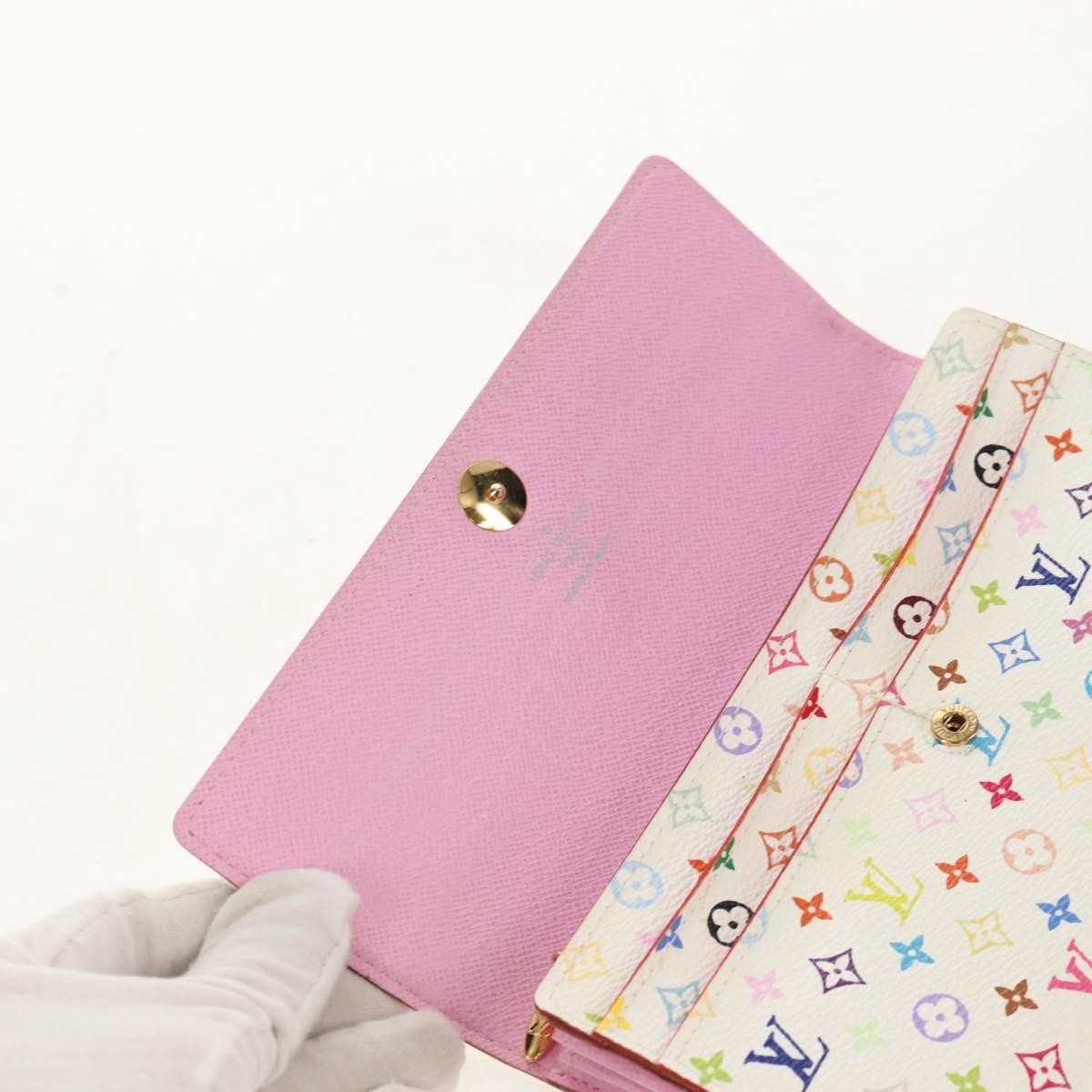 Louis Vuitton Portefeuille Sarah Wallet Canvas, MULTICOLOUR, CANVAS, Wallets