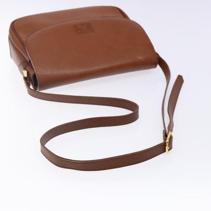 Burberry Flap Shoulder Bag Leather, BROWN, LEATHER, Shoulder bag