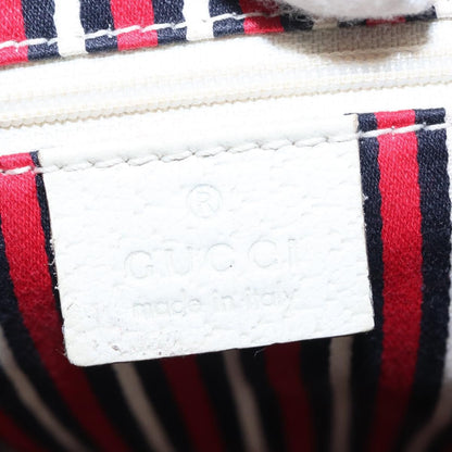 Gucci Abbey Tote GG Canvas with Leather, NAVY, CANVAS, Tote bag