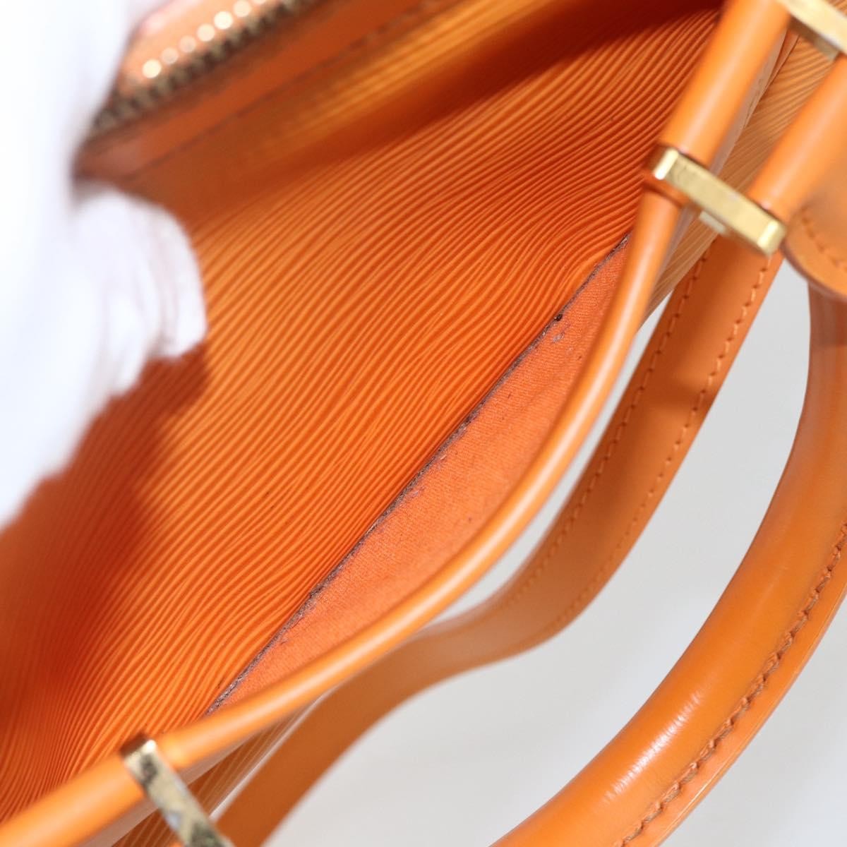 Louis Vuitton Danura Handbag Epi, ORANGE, LEATHER, Handbag