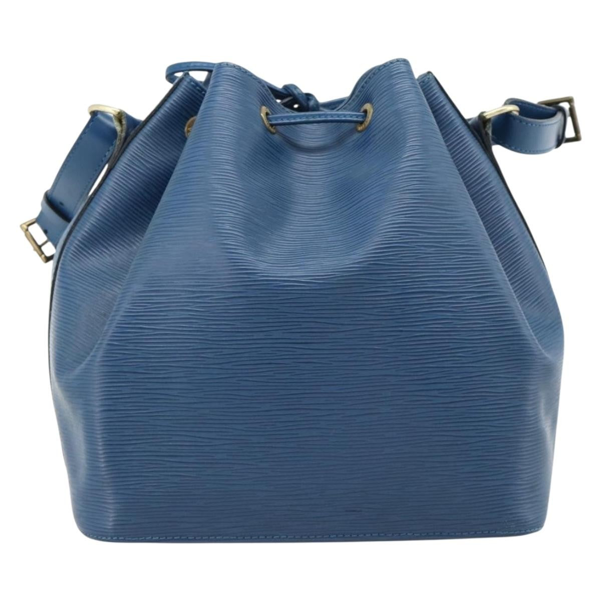 Louis Vuitton Noe Handbag Epi Leather, Blue, Leather, Shoulder Bag