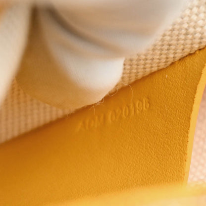 Goyard Plumet Clutch Wallet Coated Canvas, YELLOW, CANVAS, Shoulder bag